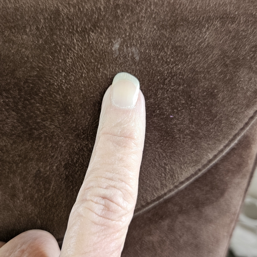 YSL Vintage Brown Suede Shoulder Bag - Picture 12 of 15